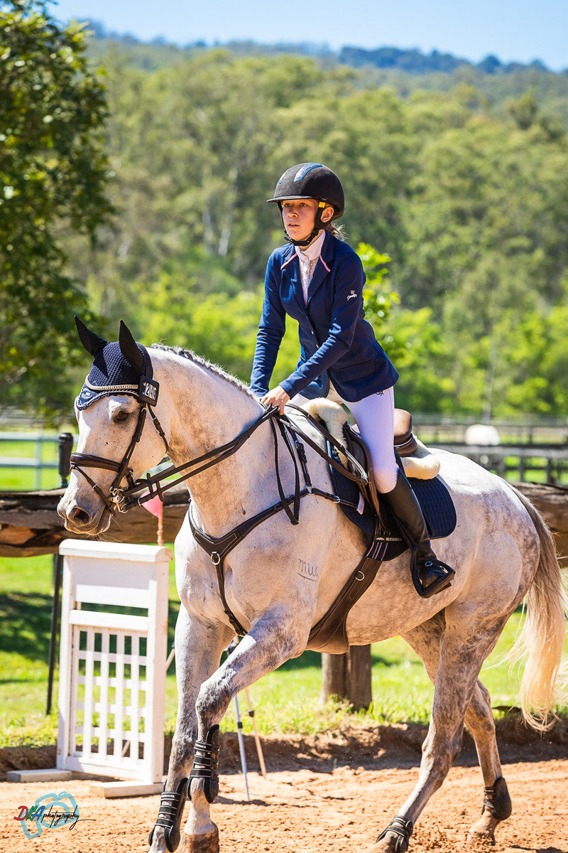 Jessica's horse competing in the TRUST Flexi-Soft Baby Pelham