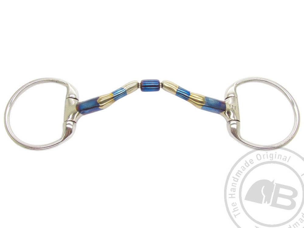 Bombers Ported Barrel Eggbutt Snaffle