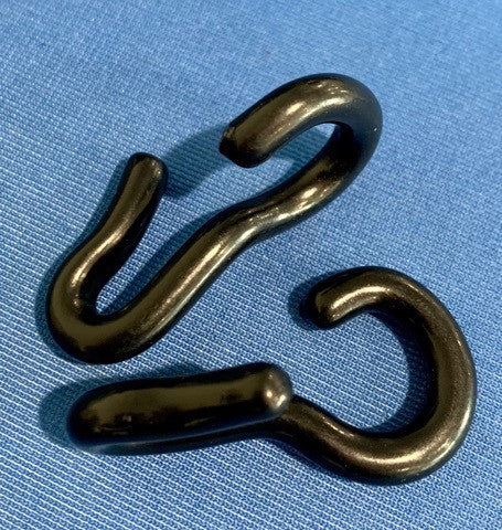 Rubber covered Curb hooks