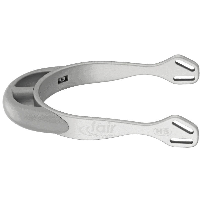Sprenger fairRider spurs - aluminium, neck 20mm silver thick rounded