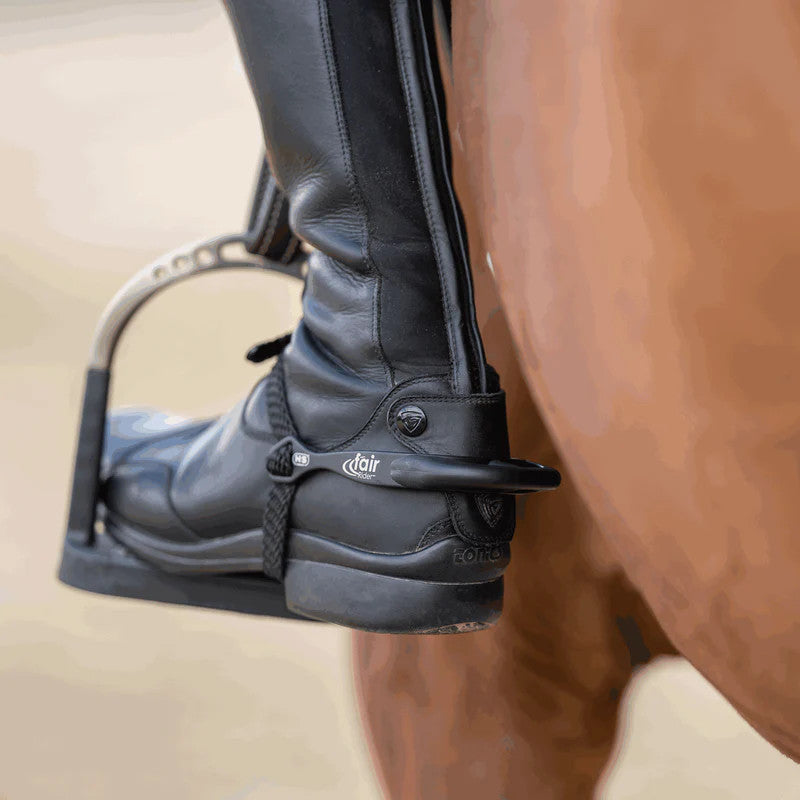 Sprenger fairRider spurs - aluminium, 25mm neck black thin rounded