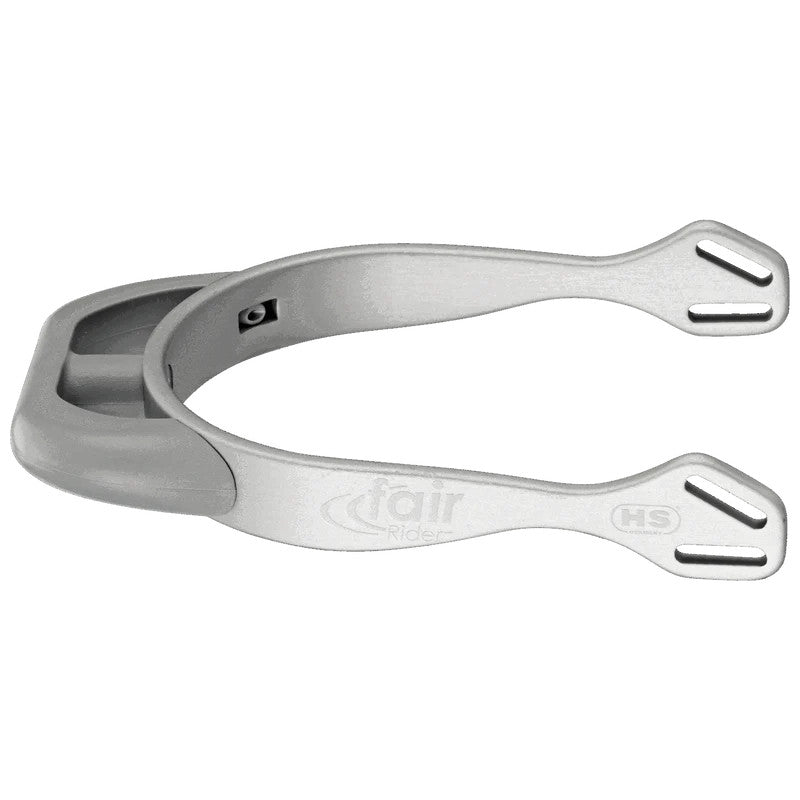 Sprenger fairRider spurs - aluminium 20mm silver round flattened