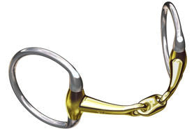 Neue Schule 8023E Tranz Angled Lozenge Eggbutt Snaffle Bit