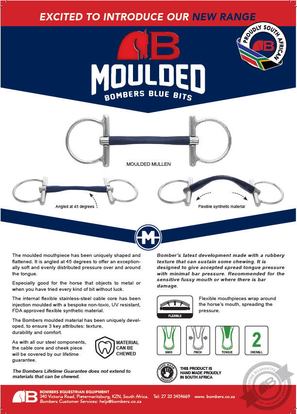 Bombers Moulded Mullen Loose Ring Snaffle