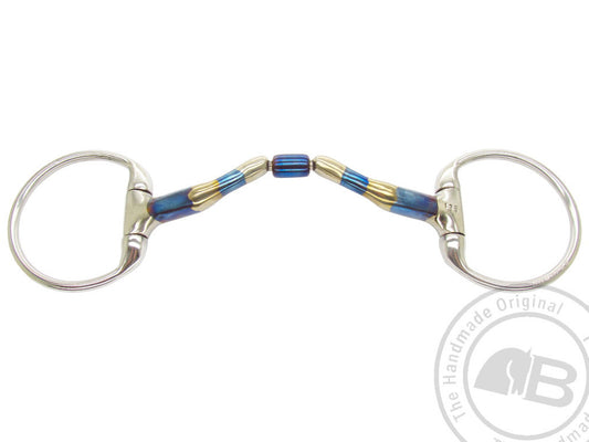 Bombers Ported Barrel Eggbutt Snaffle