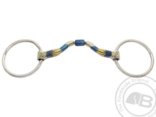 Bombers Ported Barrel Loose Ring Snaffle