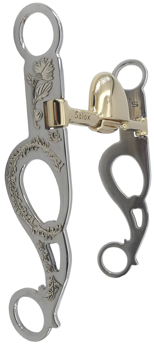 Neue Schule Engraved Ported Fresno Shank with Roller