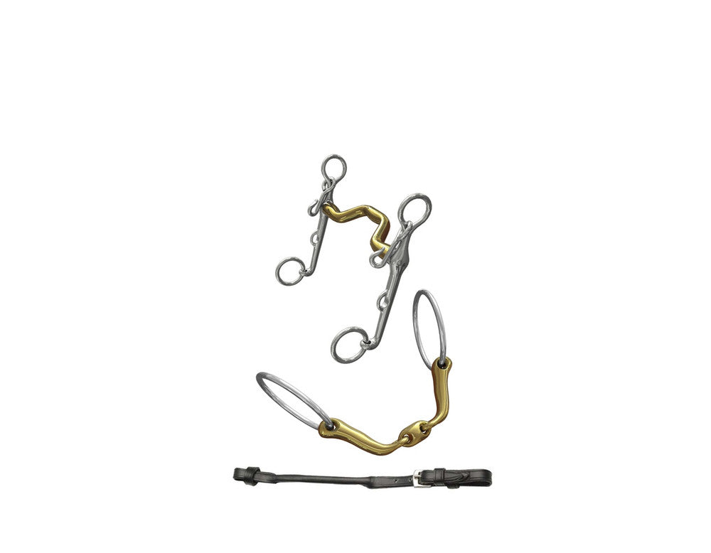 Warmblood (or "tricky tongue") Double Bit Set